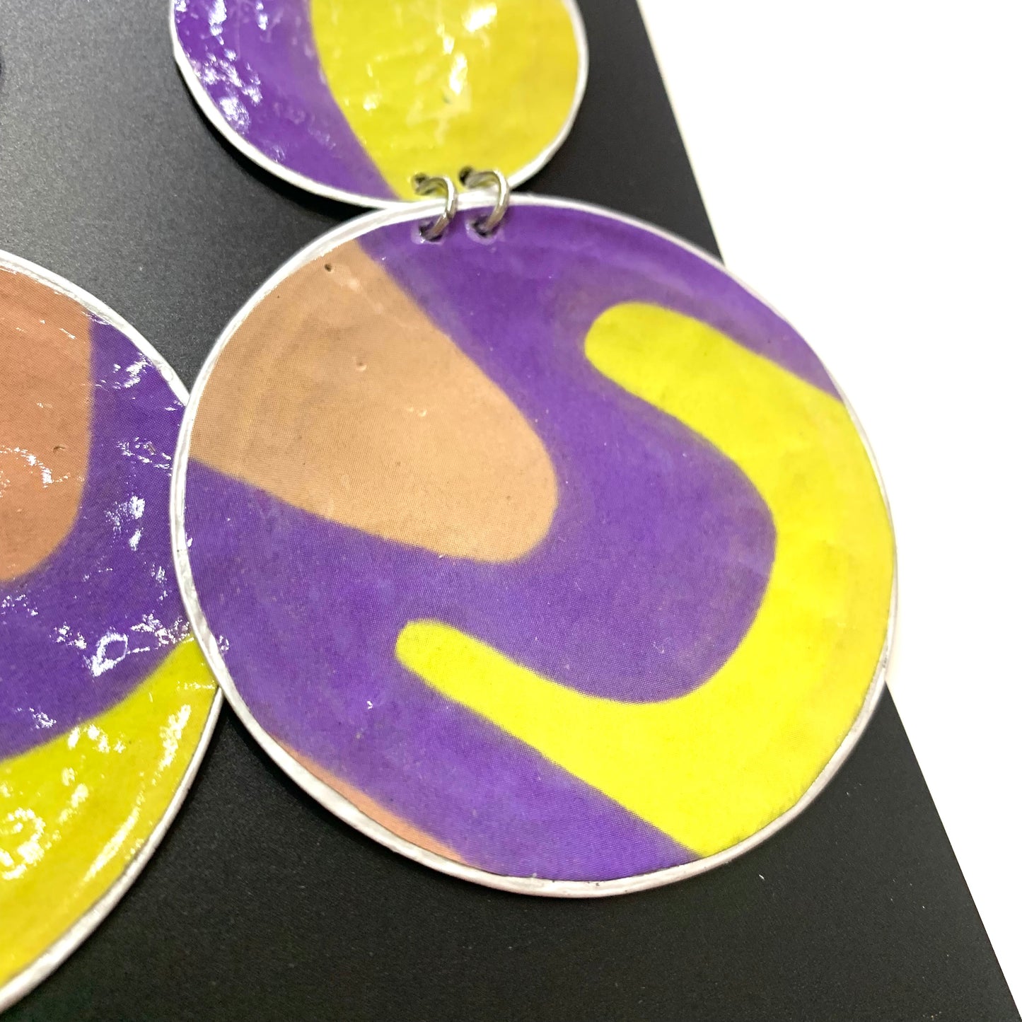 EDIE & BILL- PIPPA MEGA DROP- Recycled Coffe Pod & Magazine Earrings
