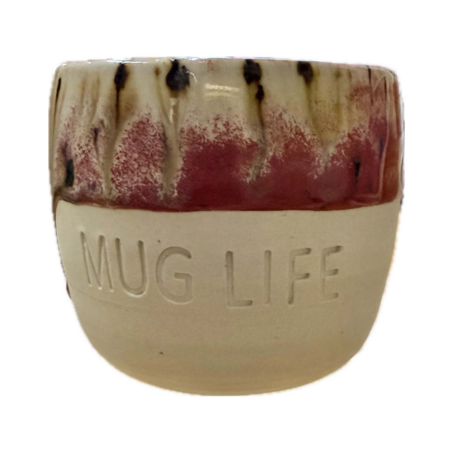 POTTERESS BY ALICIA - MUG LIFE - Hand Stamped Mug