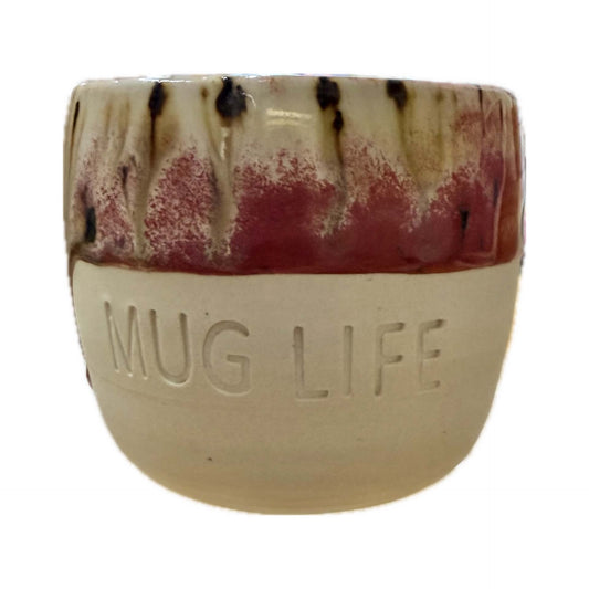 POTTERESS BY ALICIA - MUG LIFE - Hand Stamped Mug