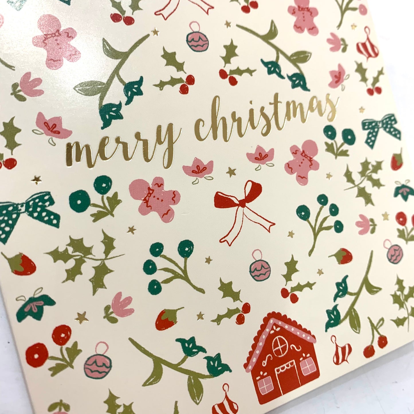 CANDLEBARK CREATIONS - "Christmas Wallpaper" - Single Card