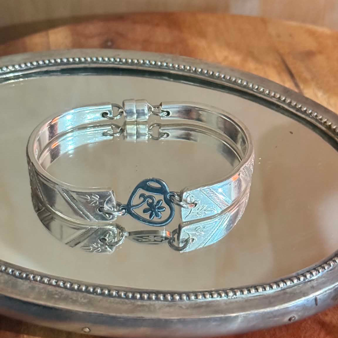 MOLLY MADE- Vintage 'Viners' Spoon Handle Silverware Bracelet