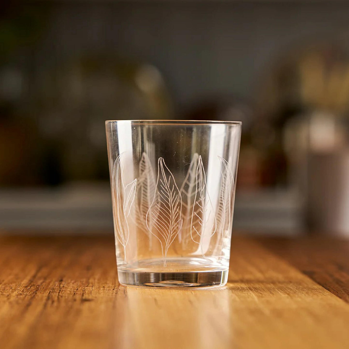 ROBERT GORDON POTTERY - "Gum Leaves" Haven Glass Tumbler