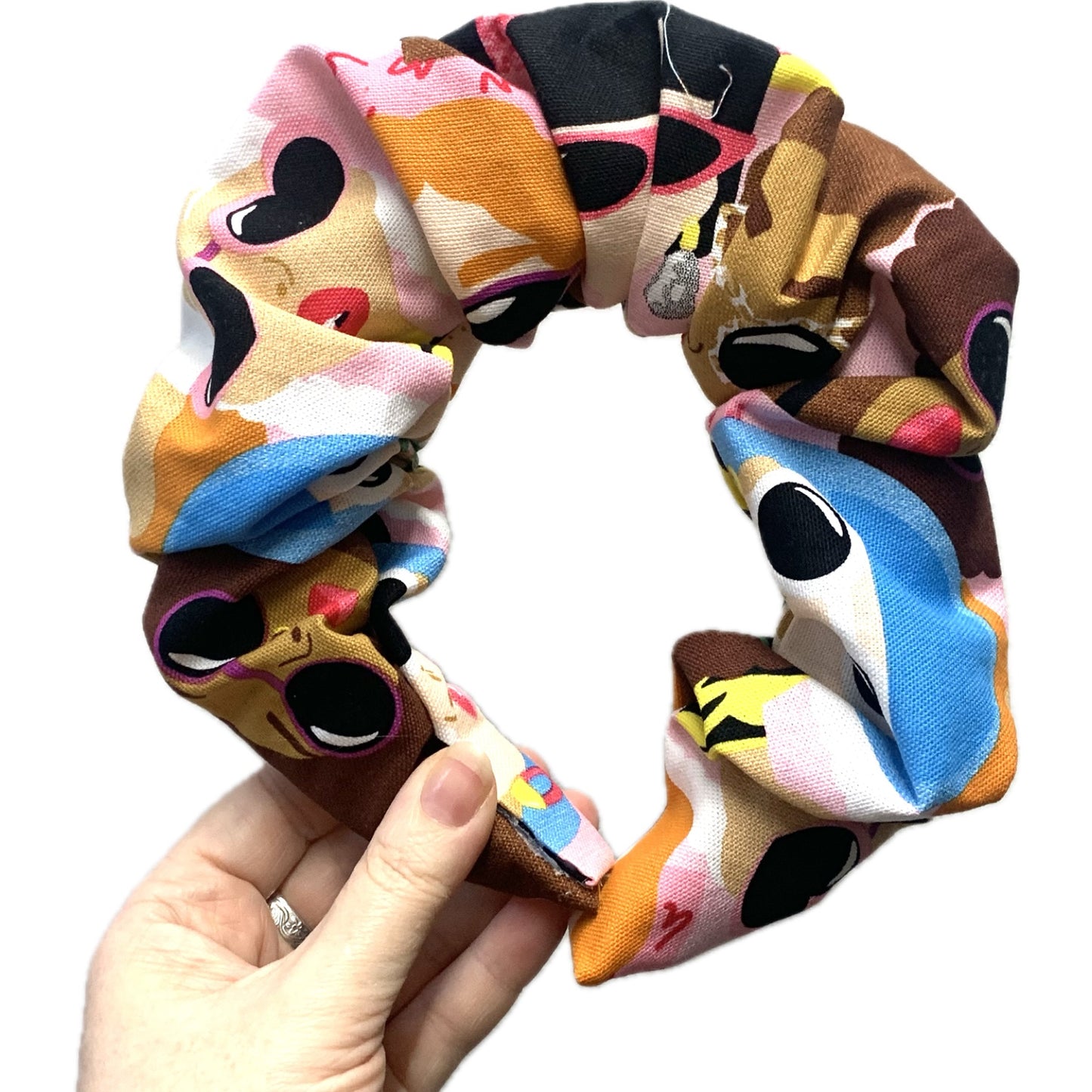 THIS BIRD HAS FLOWN -  JUMBO SCRUNCHIE HEADBANDS- "Girl Gang"