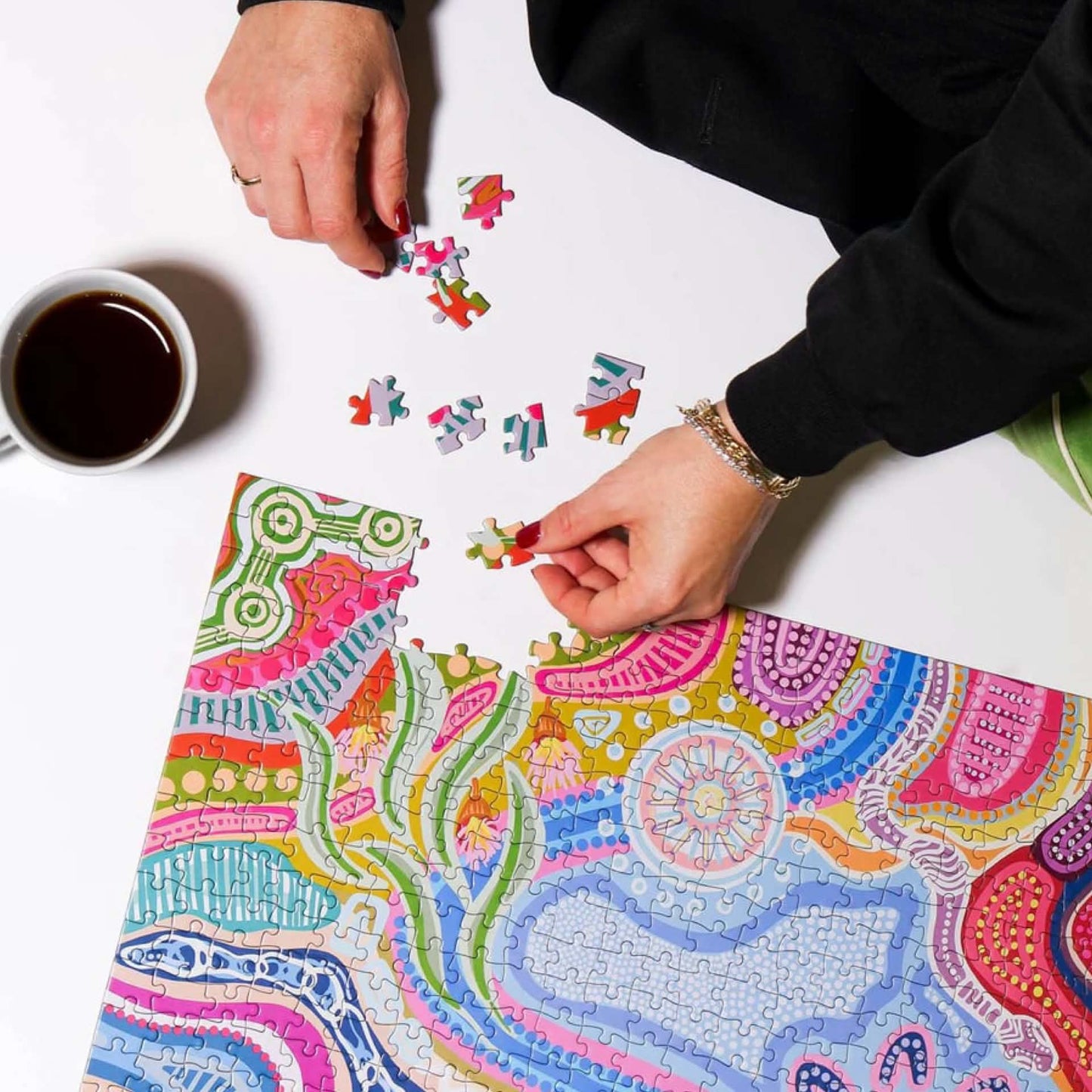 JOURNEY OF SOMETHING - 1000 PIECE PUZZLE - COLOURFUL LIFE - Ashleigh Anne Bruza
