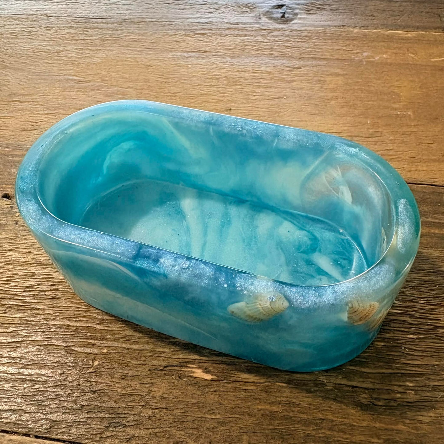 BRENDA STONE ART - Resin Oval Trinket Tray 2