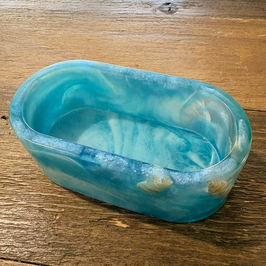 BRENDA STONE ART - Resin Oval Trinket Tray 2