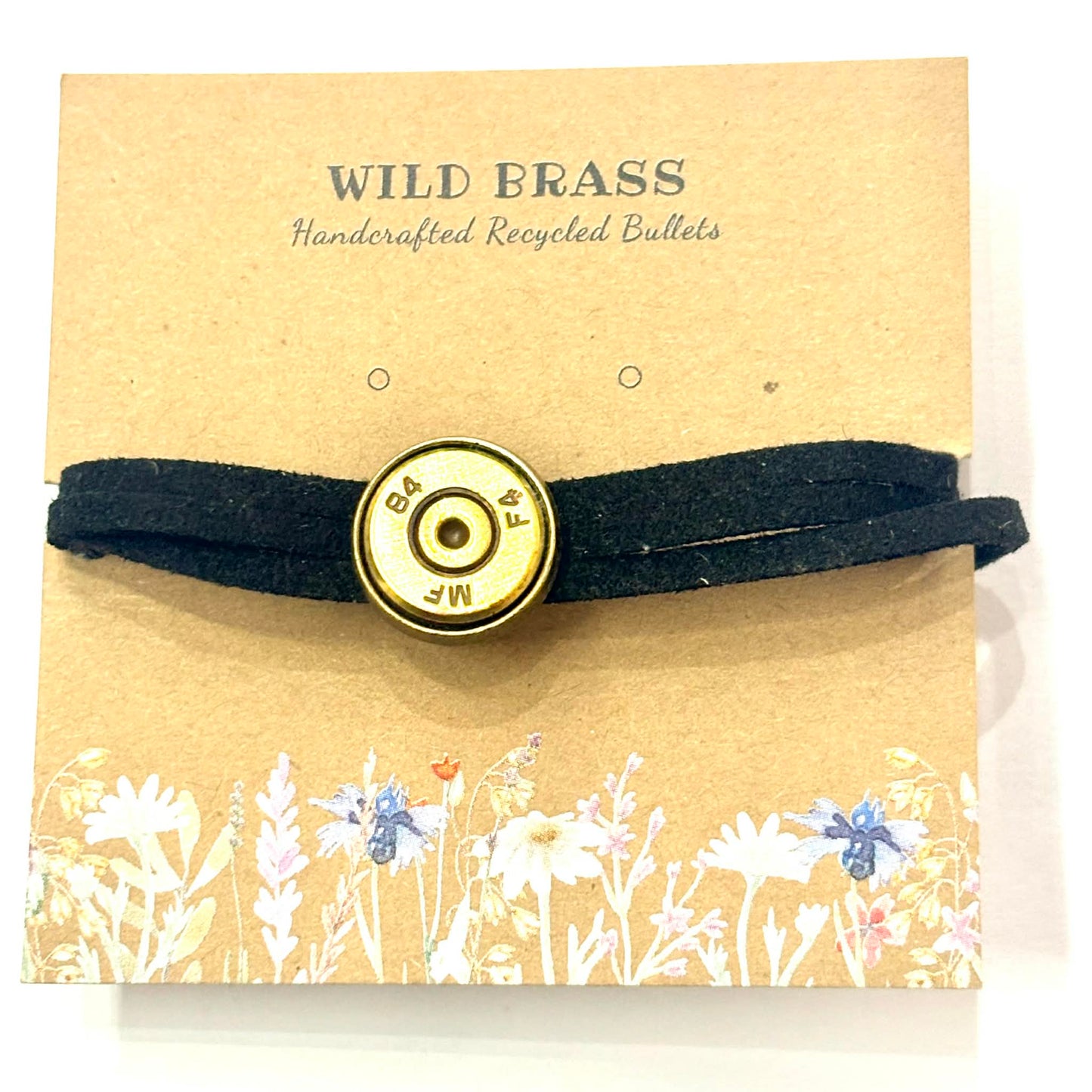 WILD BRASS- Bracelets- Brass Primer, Leather
