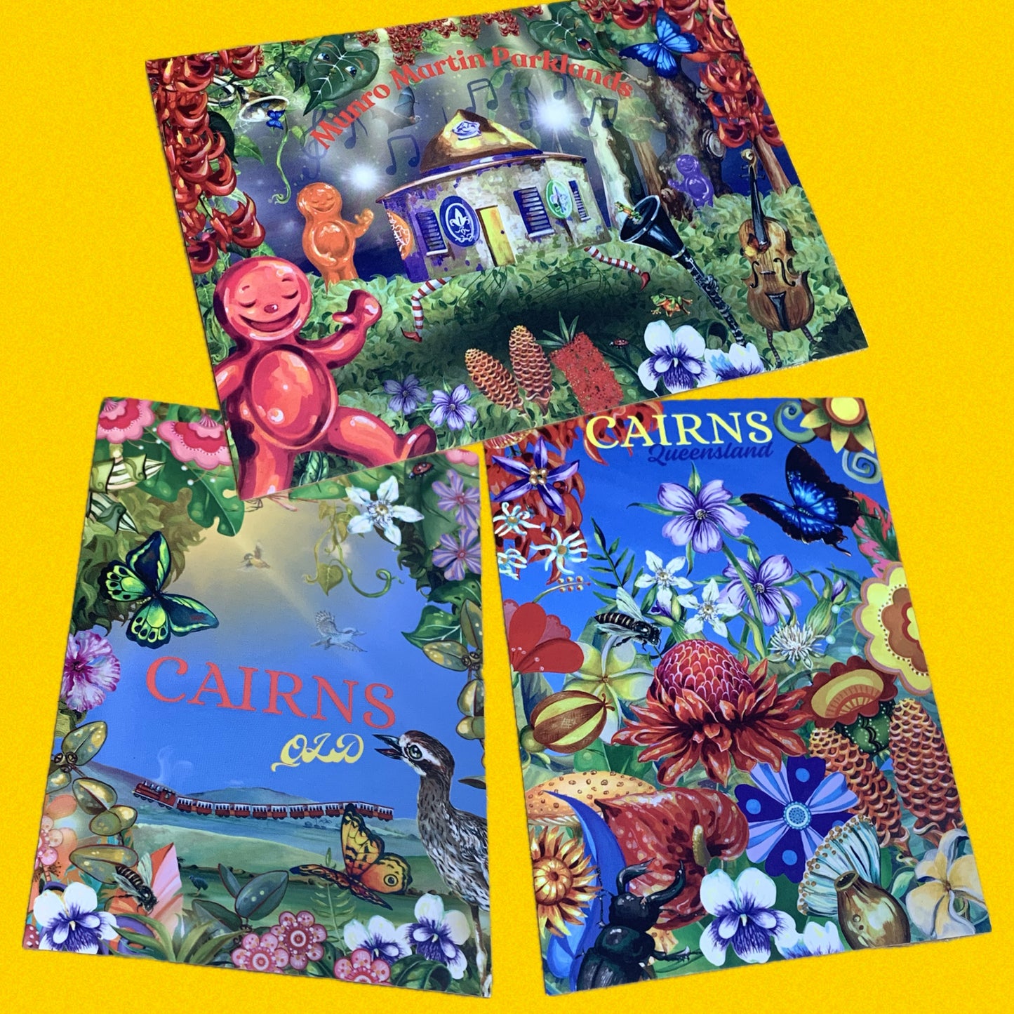 HAYLEY GILLESPIE - "TROPICAL CAIRNS INSECTS” POSTCARD