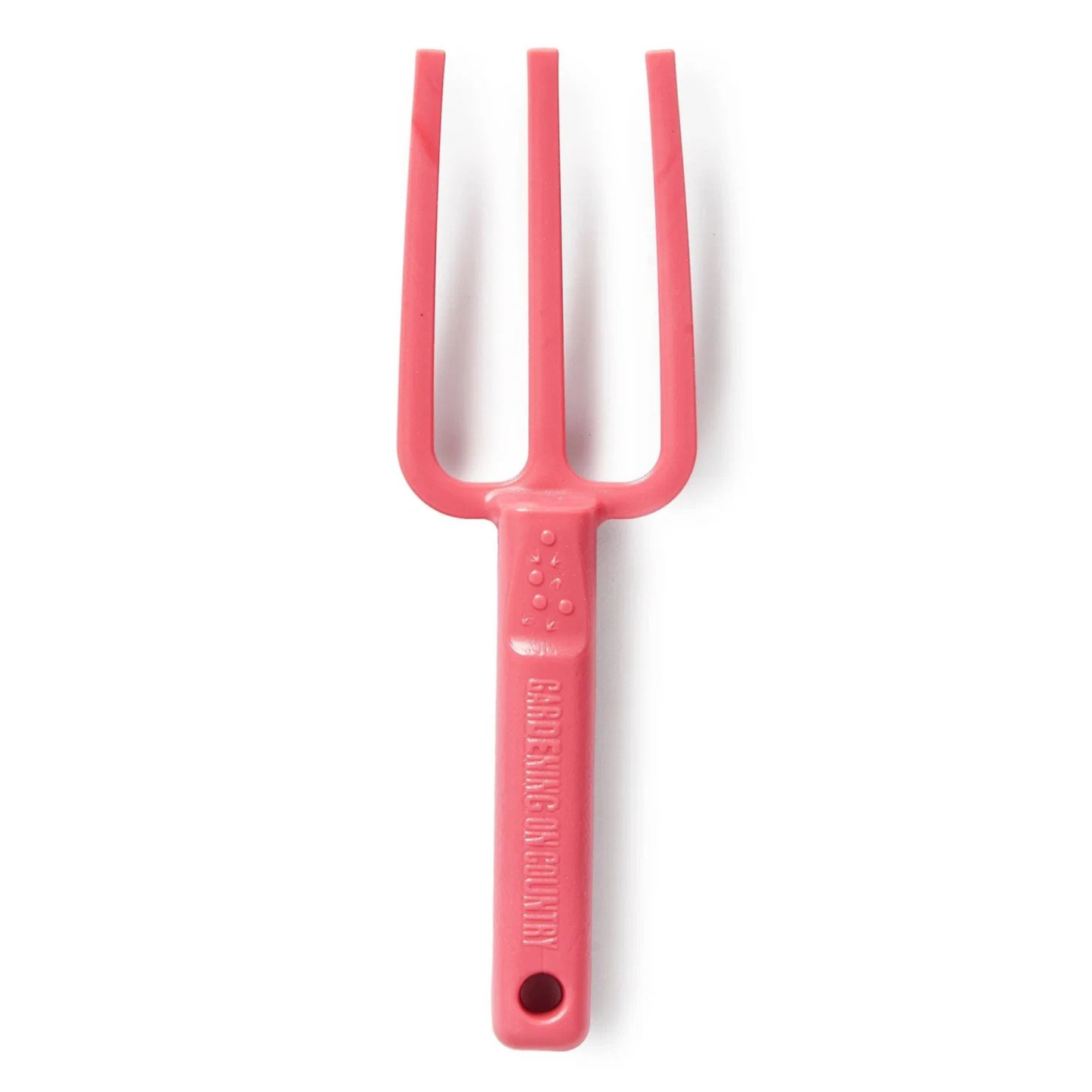 GARDENING ON COUNTRY - Chicky Kids Garden Fork Kakadu Green — Recycled Plastic, Australian Made