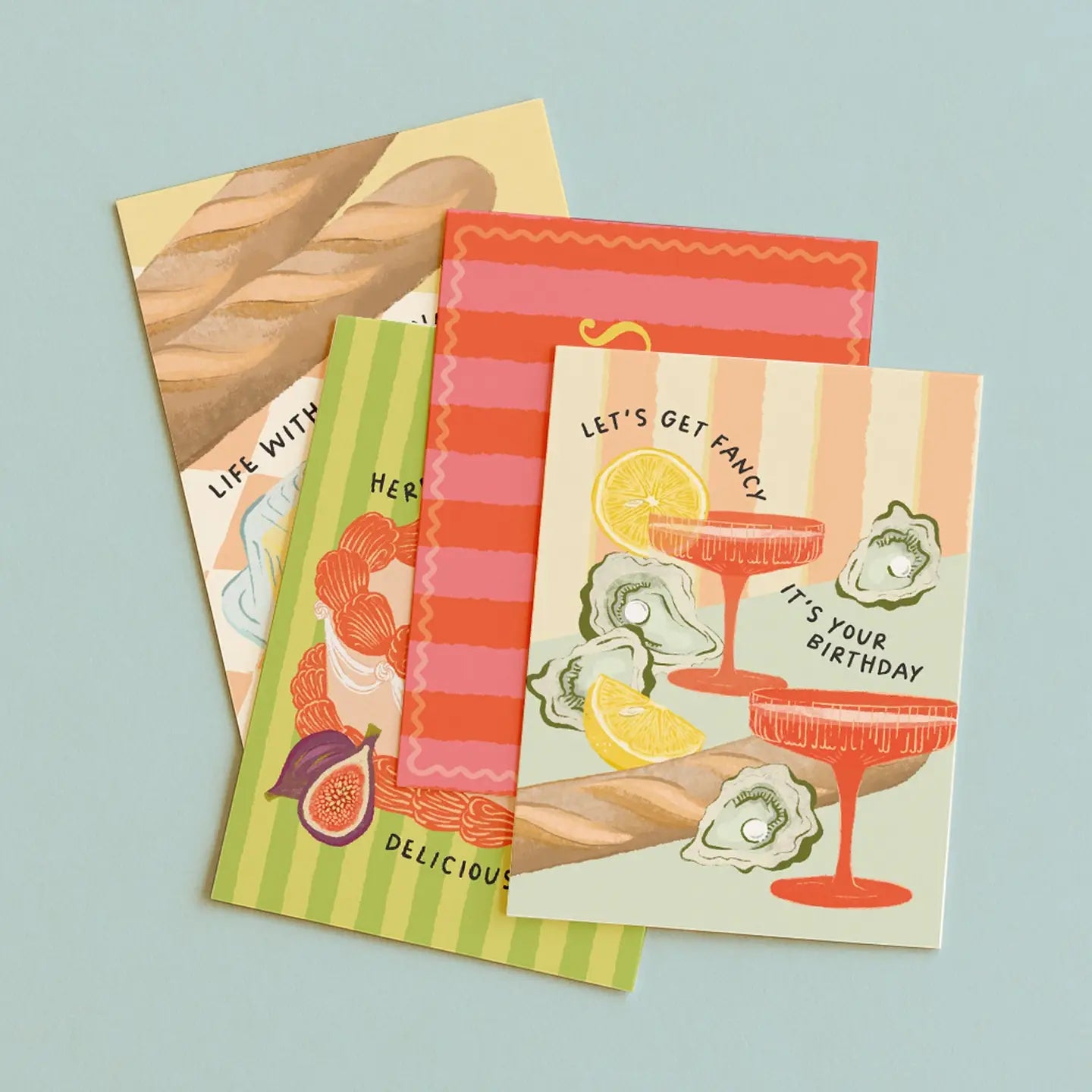 DAYMAKER STATIONERY- "'Let's Get Fancy It's your Birthday"- Birthday Card (Copy)