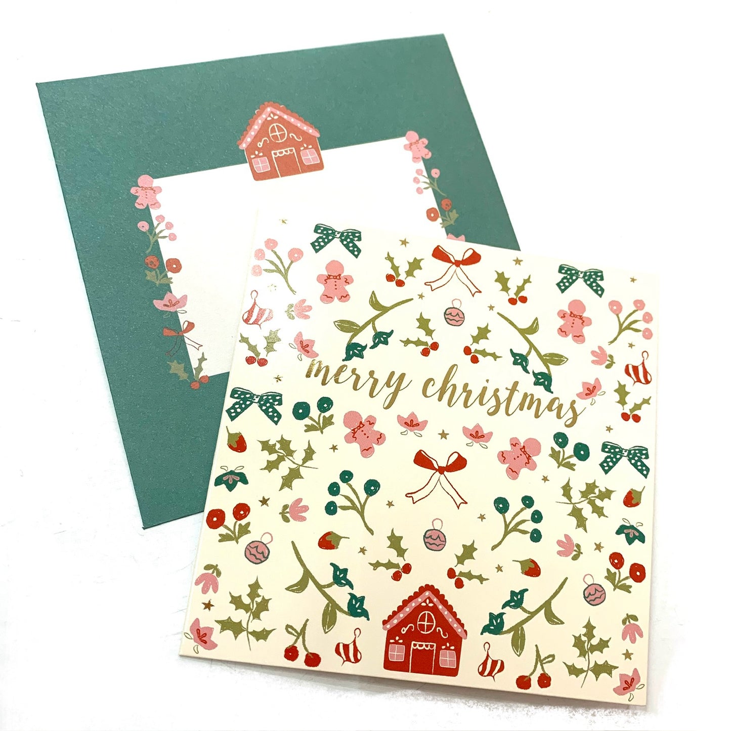 CANDLEBARK CREATIONS - "Christmas Wallpaper" - Single Card