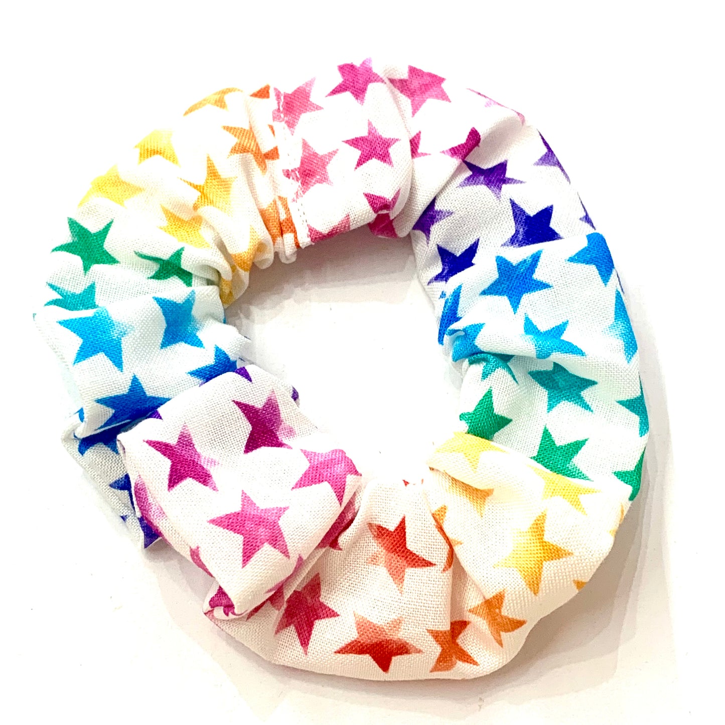 MUMMA WHOOPEE - "Rainbow Stars" REGULAR SCRUNCHIES