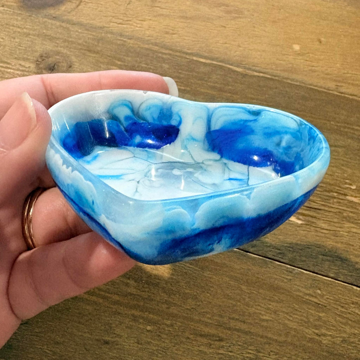 BRENDA STONE ART - Heart Ocean Trinket Tray 3