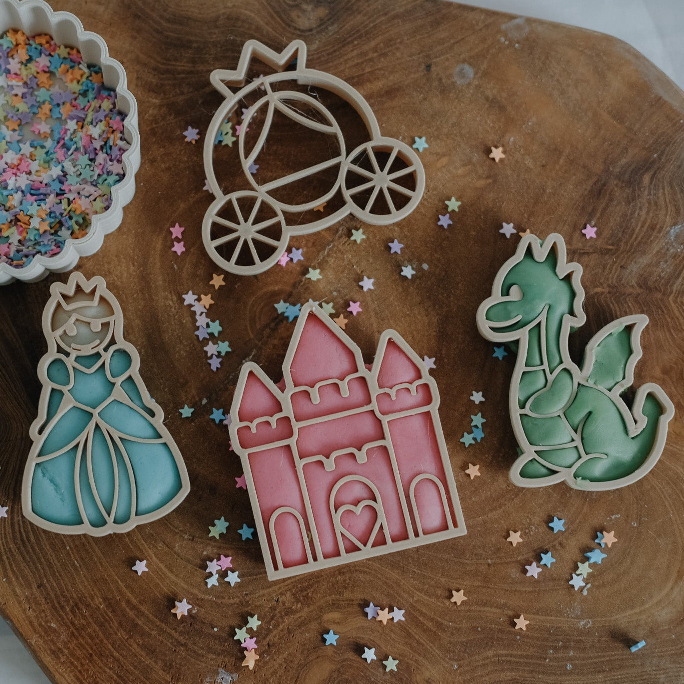 KINFOLK PANTRY- Princess Cutter Set - Eco Playdough/Cookie Tools