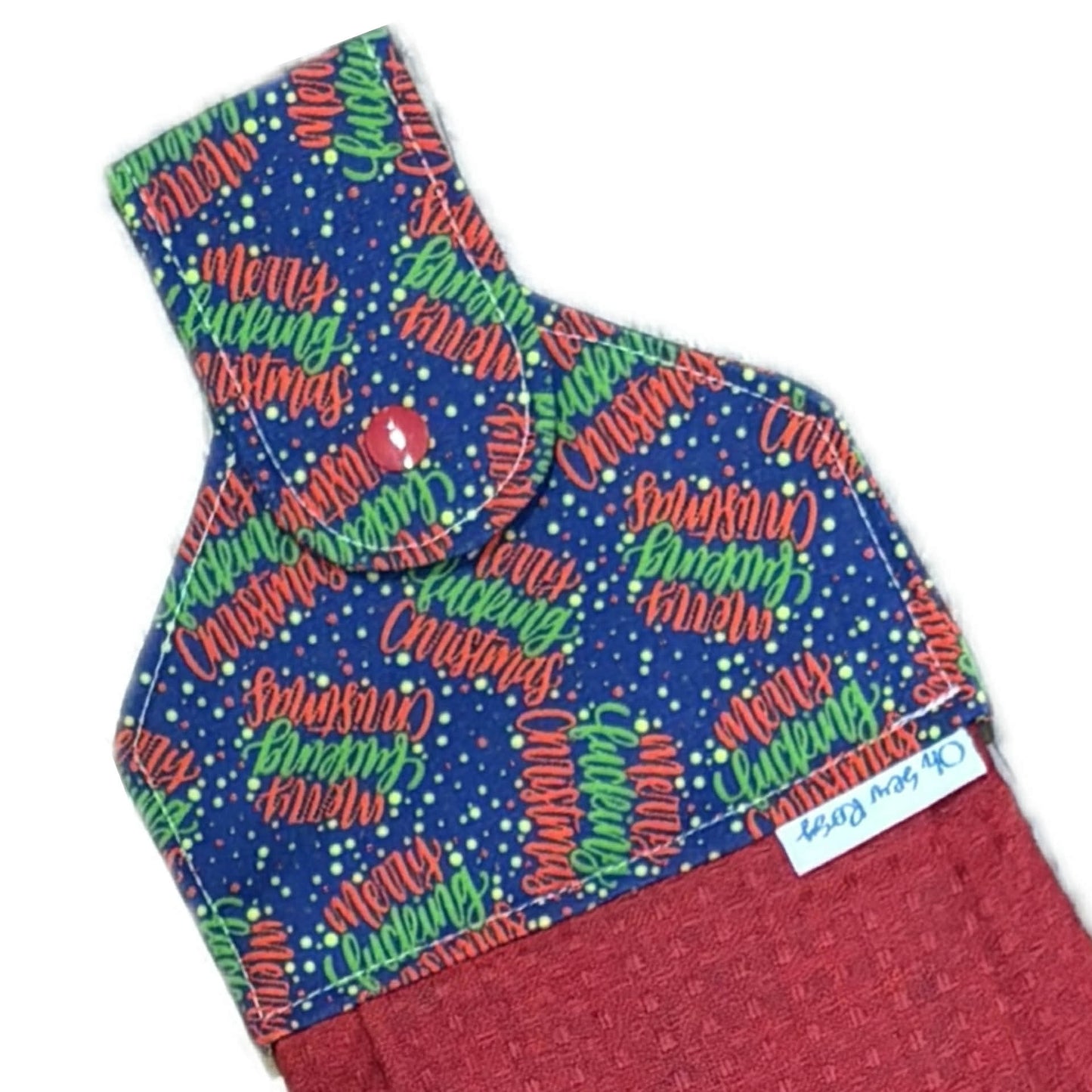 OH SEW ROSY: Hanging Towels -Christmas Merry F*ing Christmas (sweary)