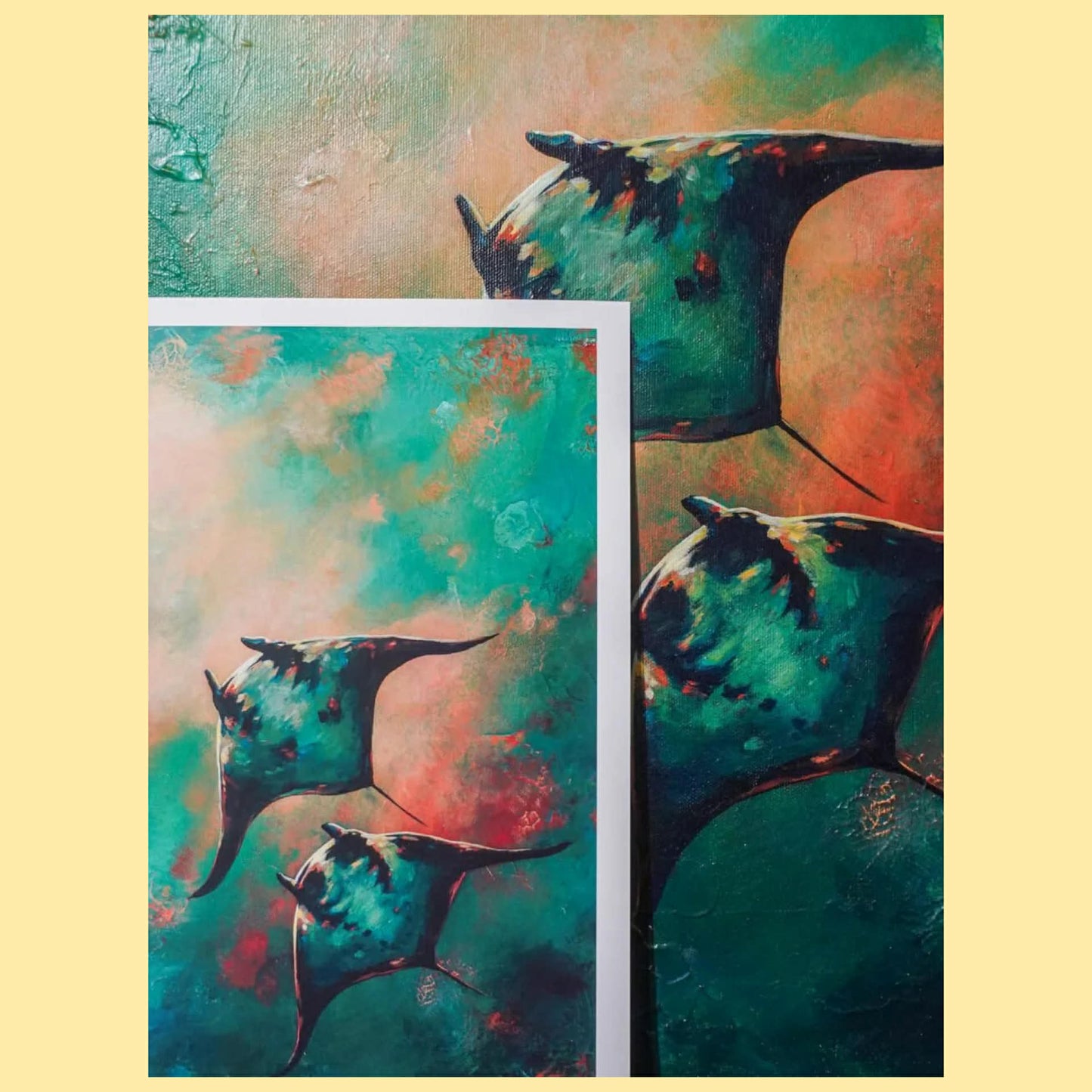 AKASHA MEAD ART - "Onwards" A4 Fine Art Print