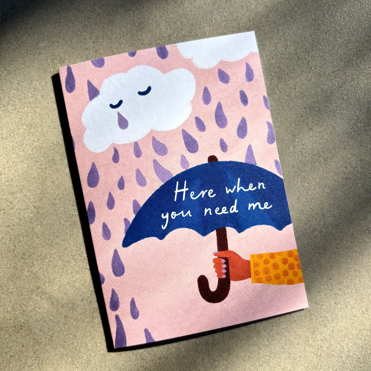 LAUREN SISSONS STUDIO- "Here When You Need Me" - Blank Greeting Card