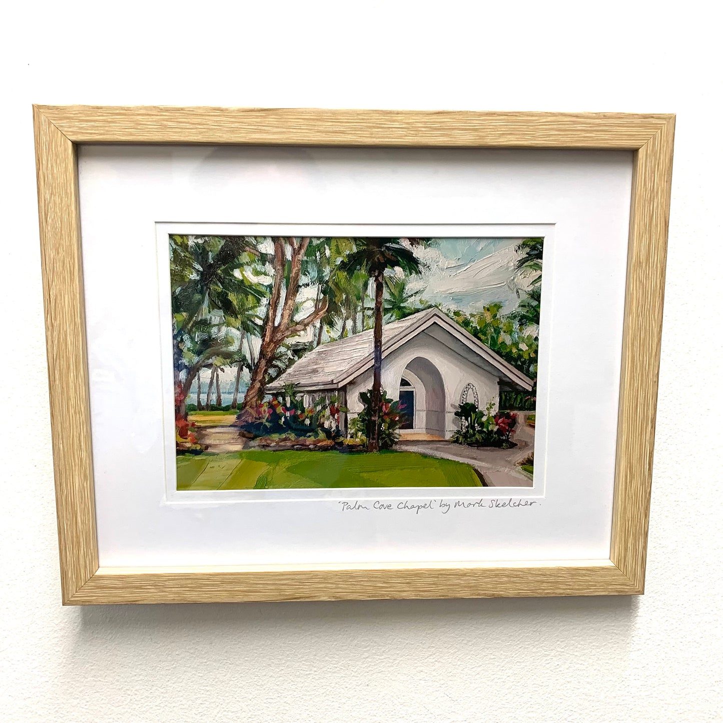 Mark Skelcher Artist - "Palm Cove Chapel"- Framed Artist Print