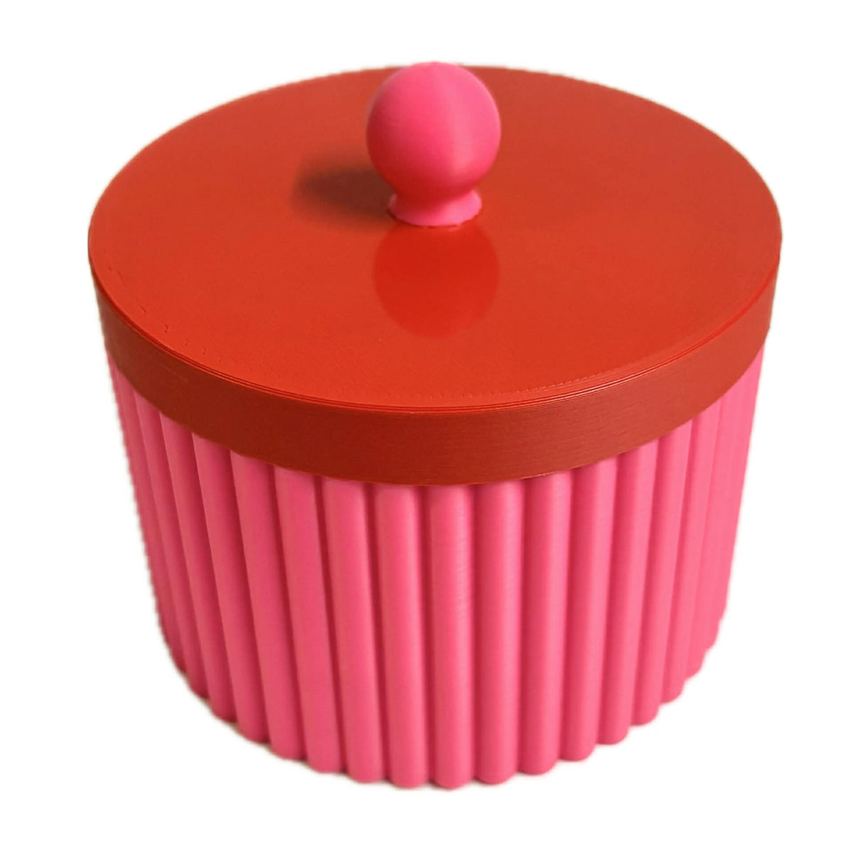 DWAYNSKI.3D - Royal Tray and Bowl Set - Pink and Red