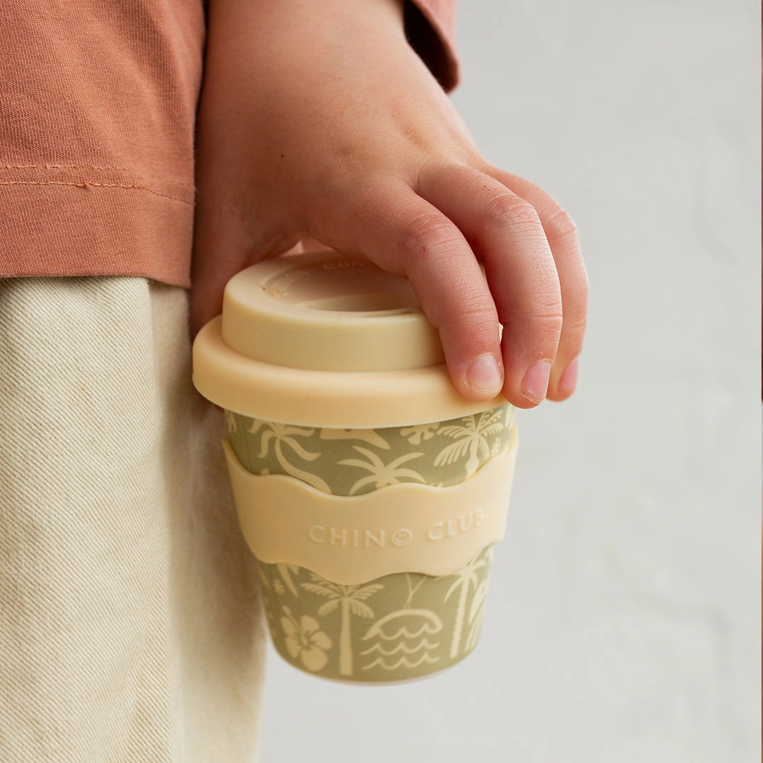 CHINO CLUB- Kids 4oz Reusable Babychino Cup- Moana