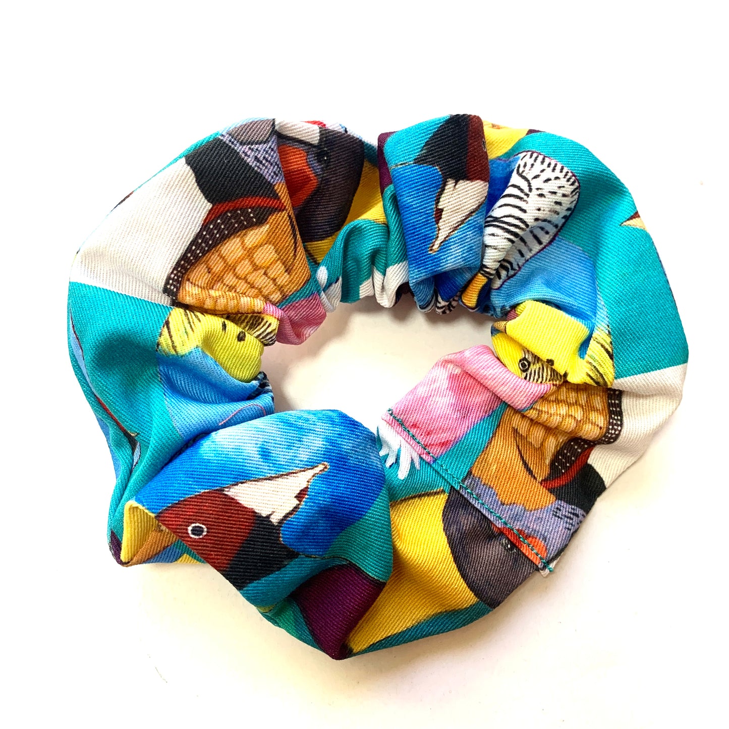MUMMA WHOOPEE - JUMBO "Birdie Paradise" SCRUNCHIES