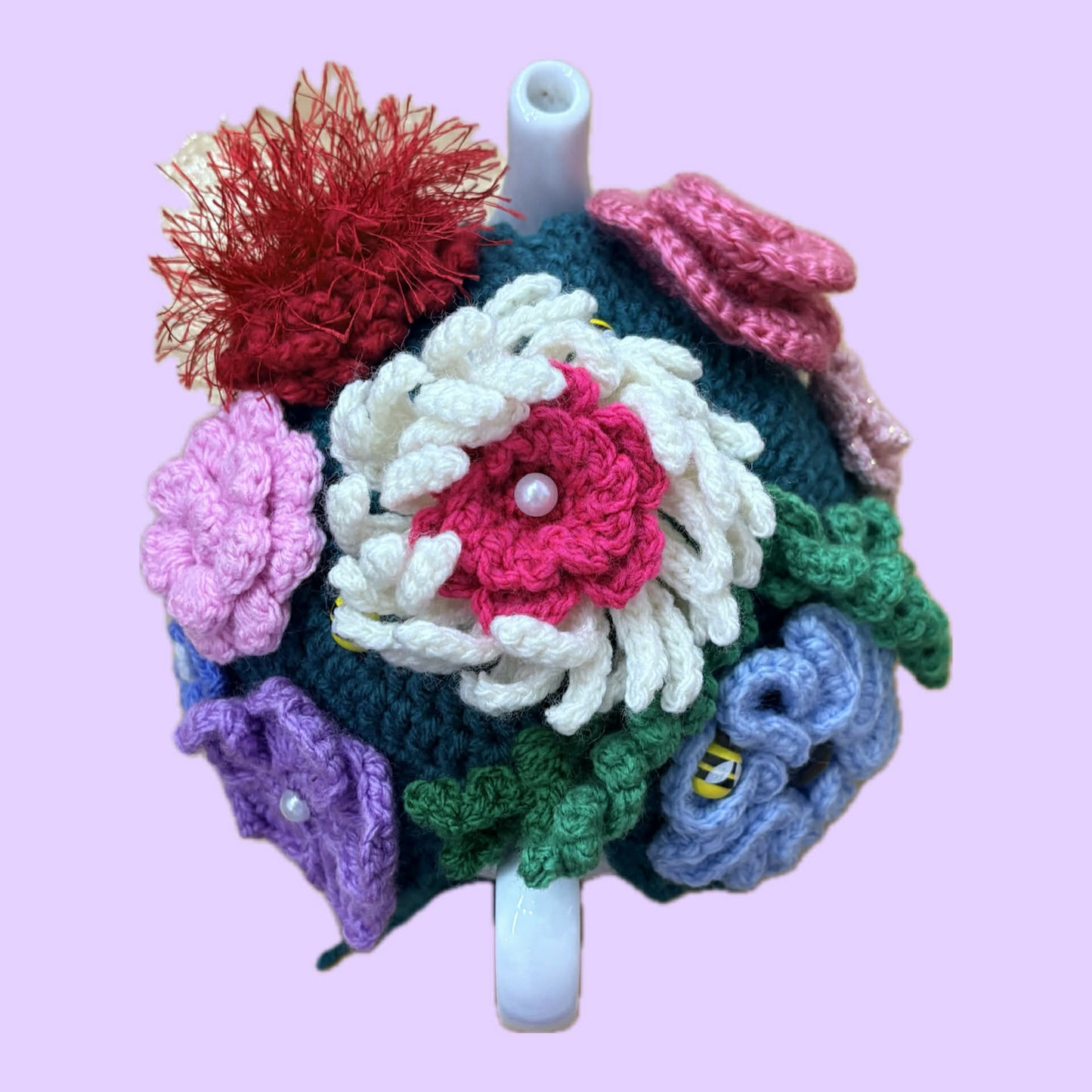 BEAKNITS- CROCHET TEA COSY - Flower Garden