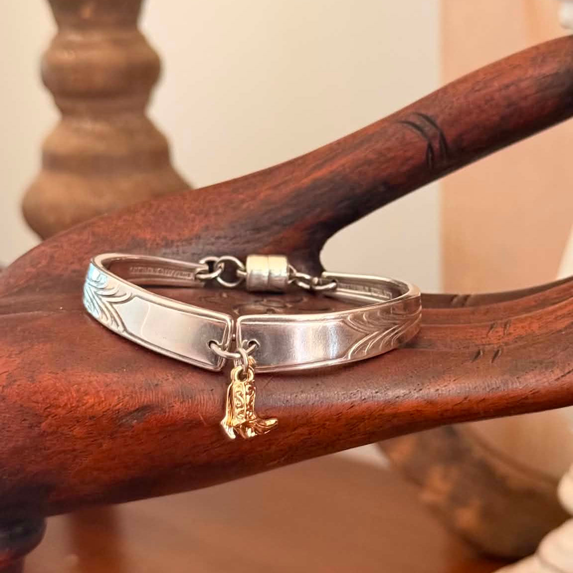 MOLLY MADE- Sheffield "Sheringham" Silverware Handle Bracelet