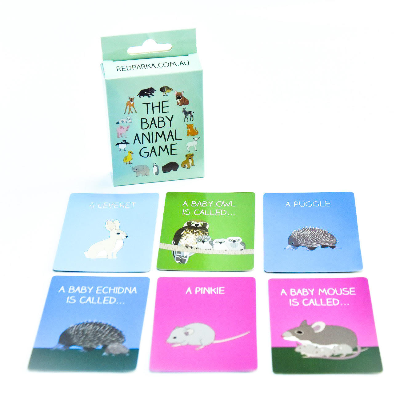 RED PARKA - BABY ANIMAL MEMORY GAME - CARD GAME
