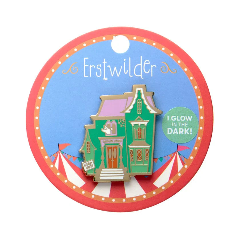 ERSTWILDER - "Enter If You Dare " Enamel Pin - HALLOWEEN