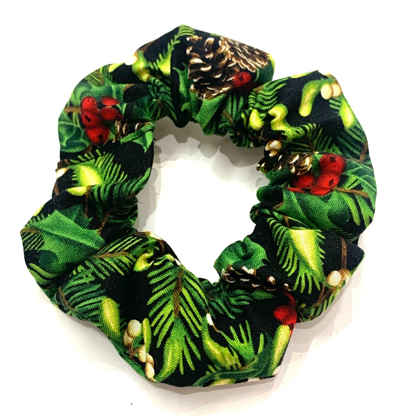 MUMMA WHOOPEE - Regular “Yuletide Greenery” SCRUNCHIE