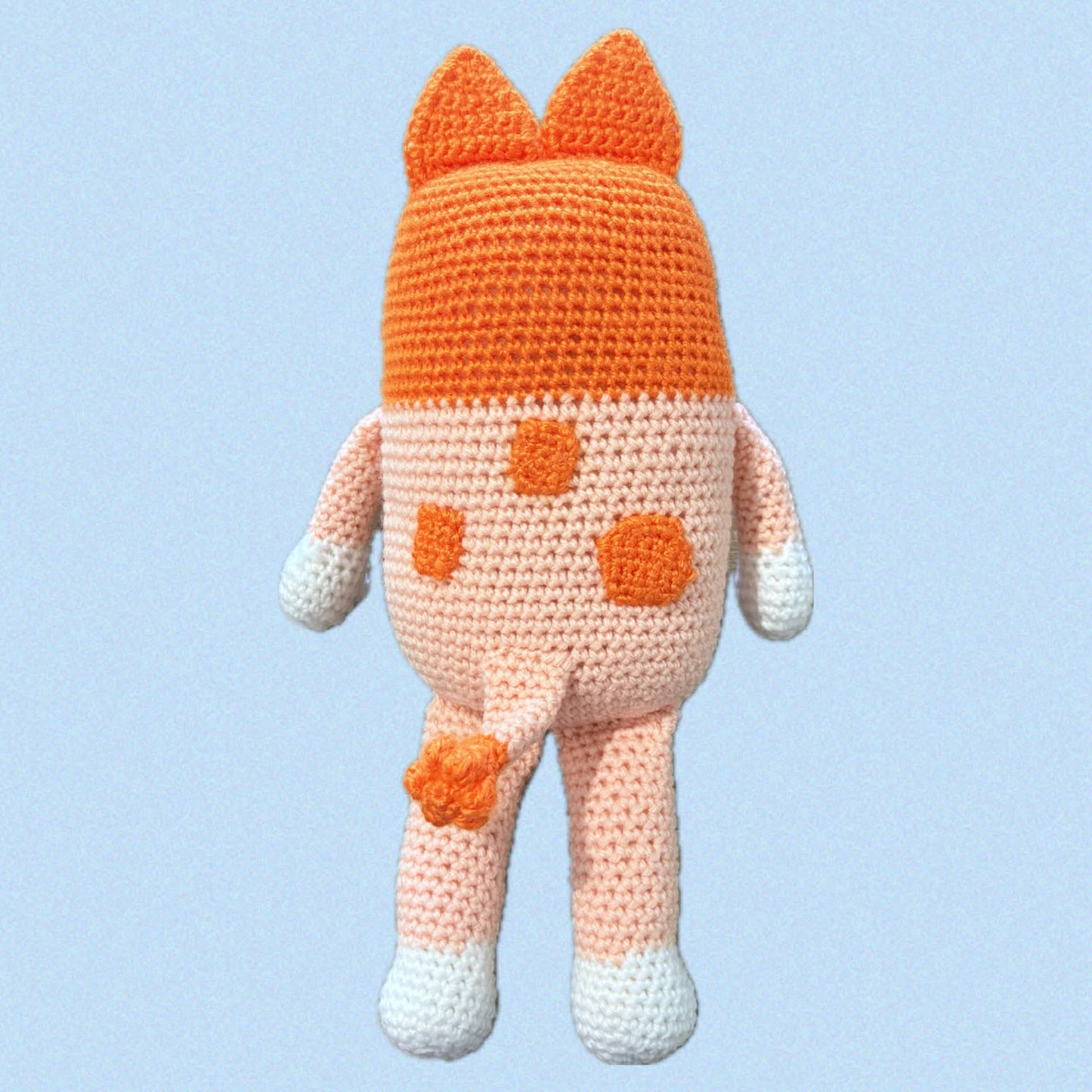 HOOKED BY JEN- ORANGE DOG