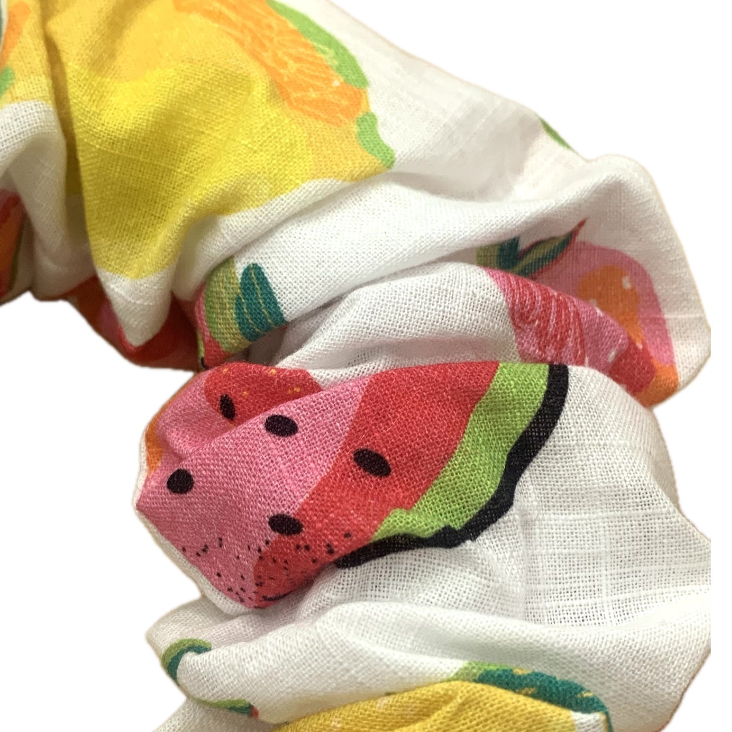THIS BIRD HAS FLOWN -  JUMBO SCRUNCHIE HEADBANDS- Fruity