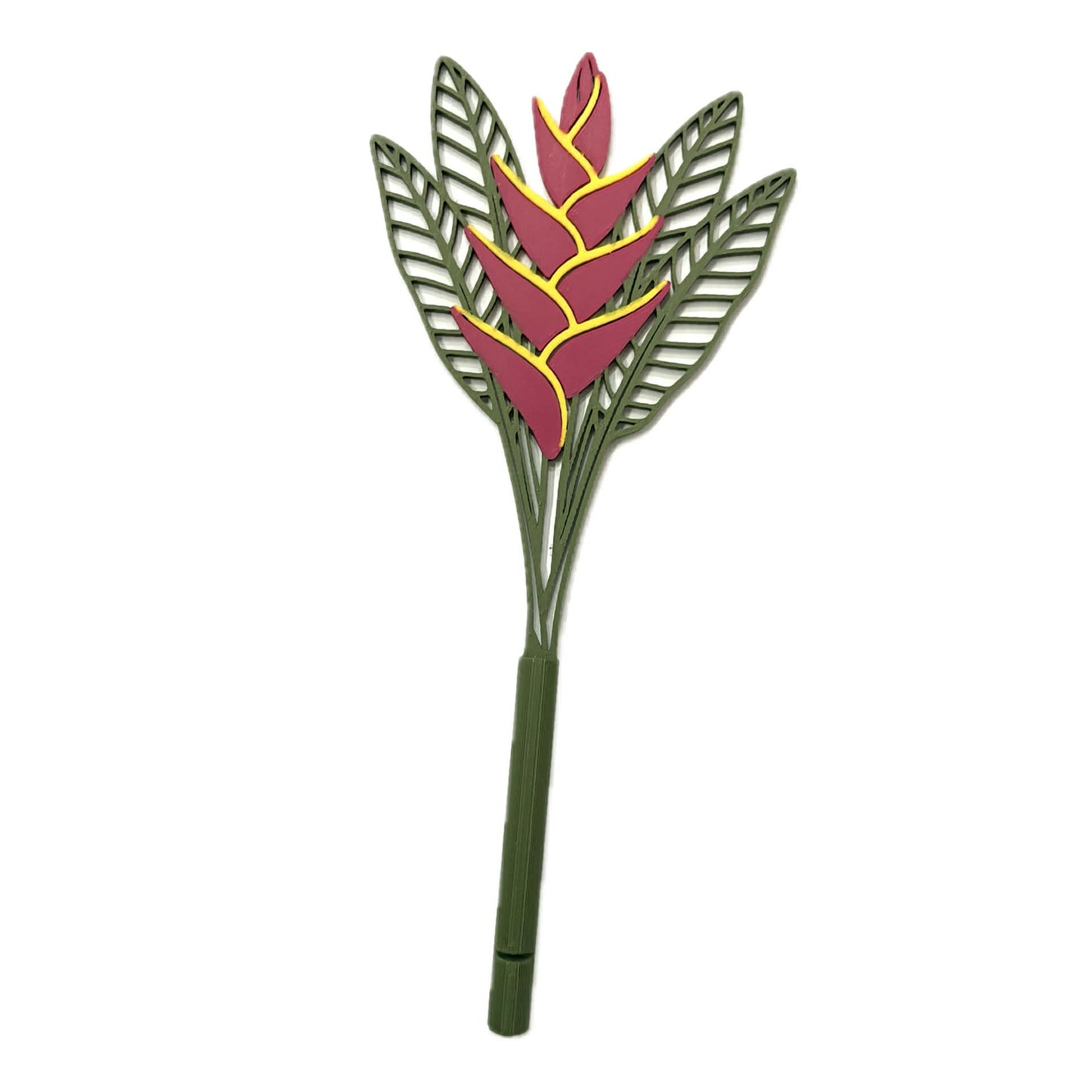 DWAYNSKI.3D - HELICONIA - MAGNETIC BUD VASE WITH PRINTED FLOWER STEM
