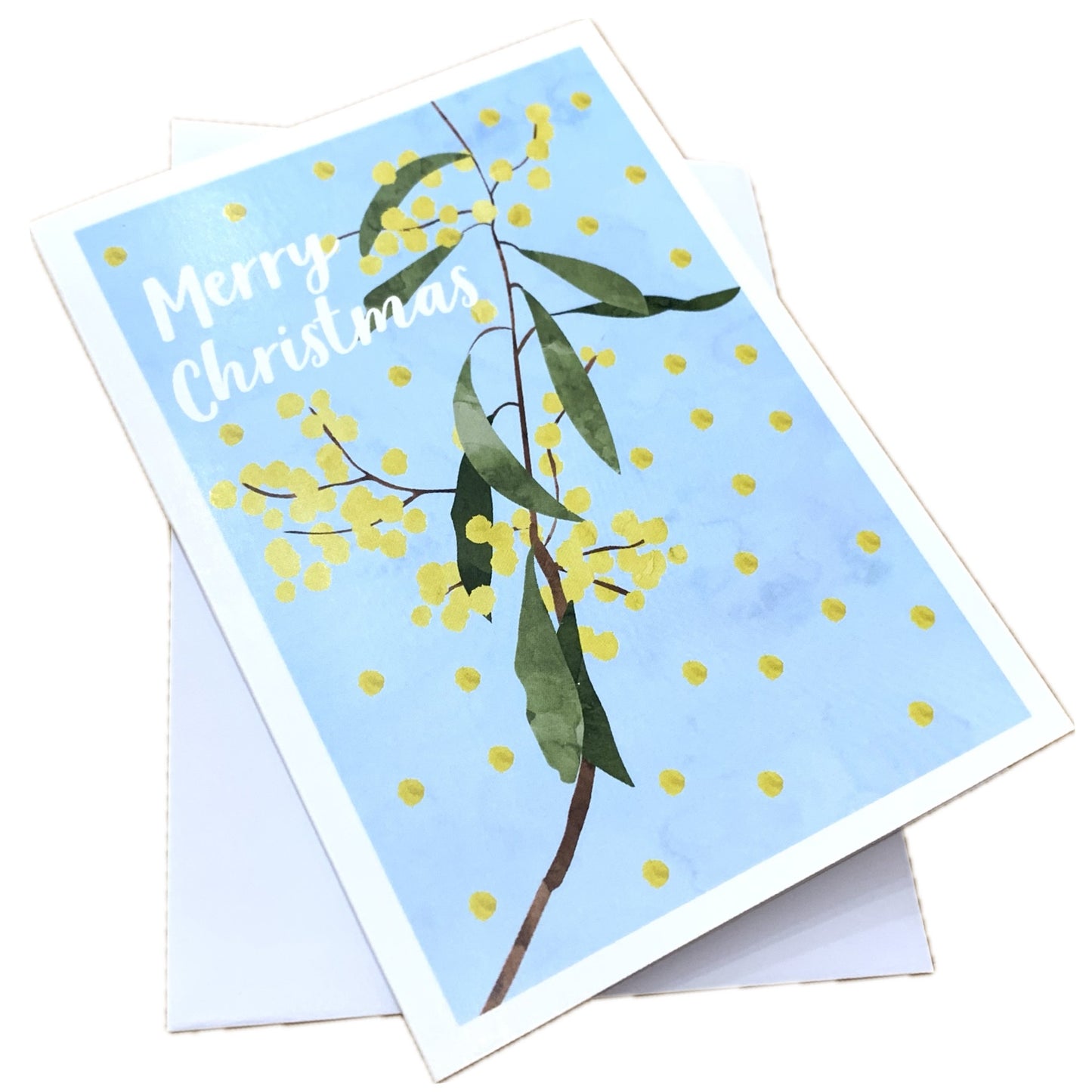CANDLEBARK CREATIONS - "Wattle Christmas" Australiana Single Cards