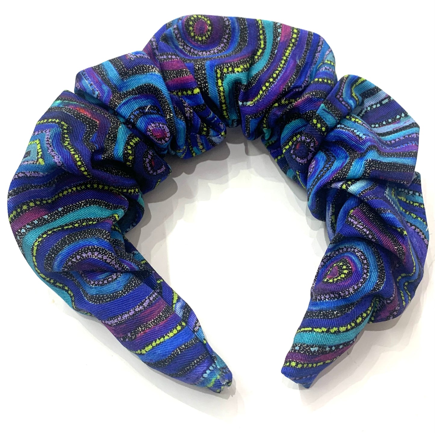 THIS BIRD HAS FLOWN -  "Emu Dreaming" - JUMBO SCRUNCHIE HEADBANDS
