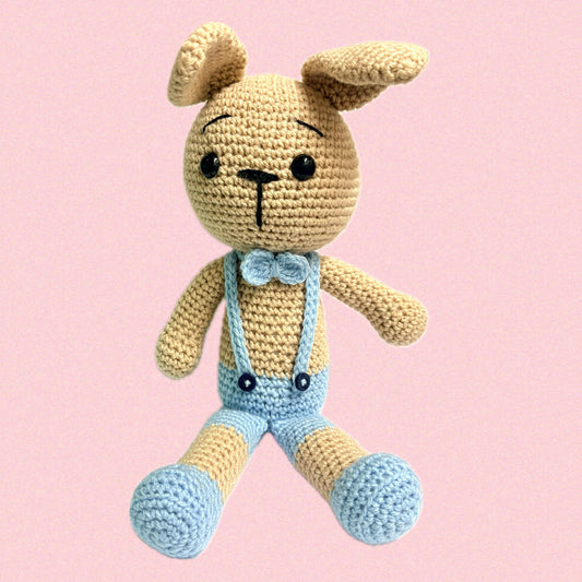 BEAKNITS - Bunny Boy in Light Blue