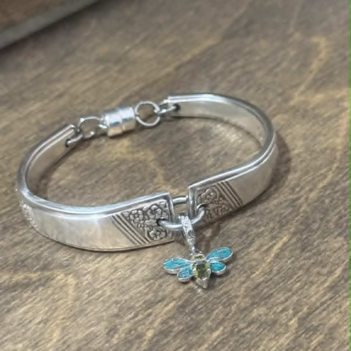 MOLLY MADE- 'Margaret Rose' Silverware Handle Bracelet