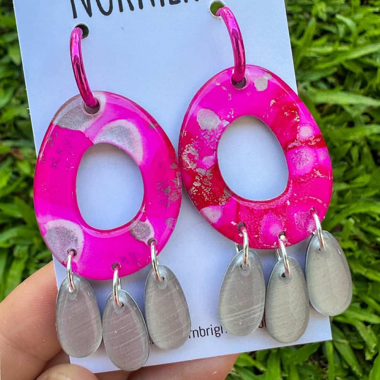 Northern Brights - Hoops Pink/Silver
