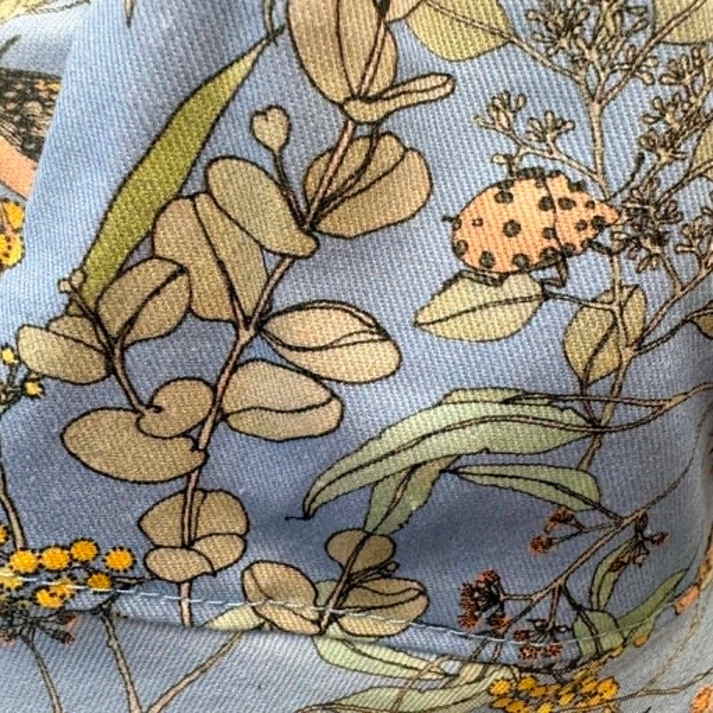 Teacups n Quilts - Wombat and Wattle (The Scenic Route) Fabric Hat - Adult Size