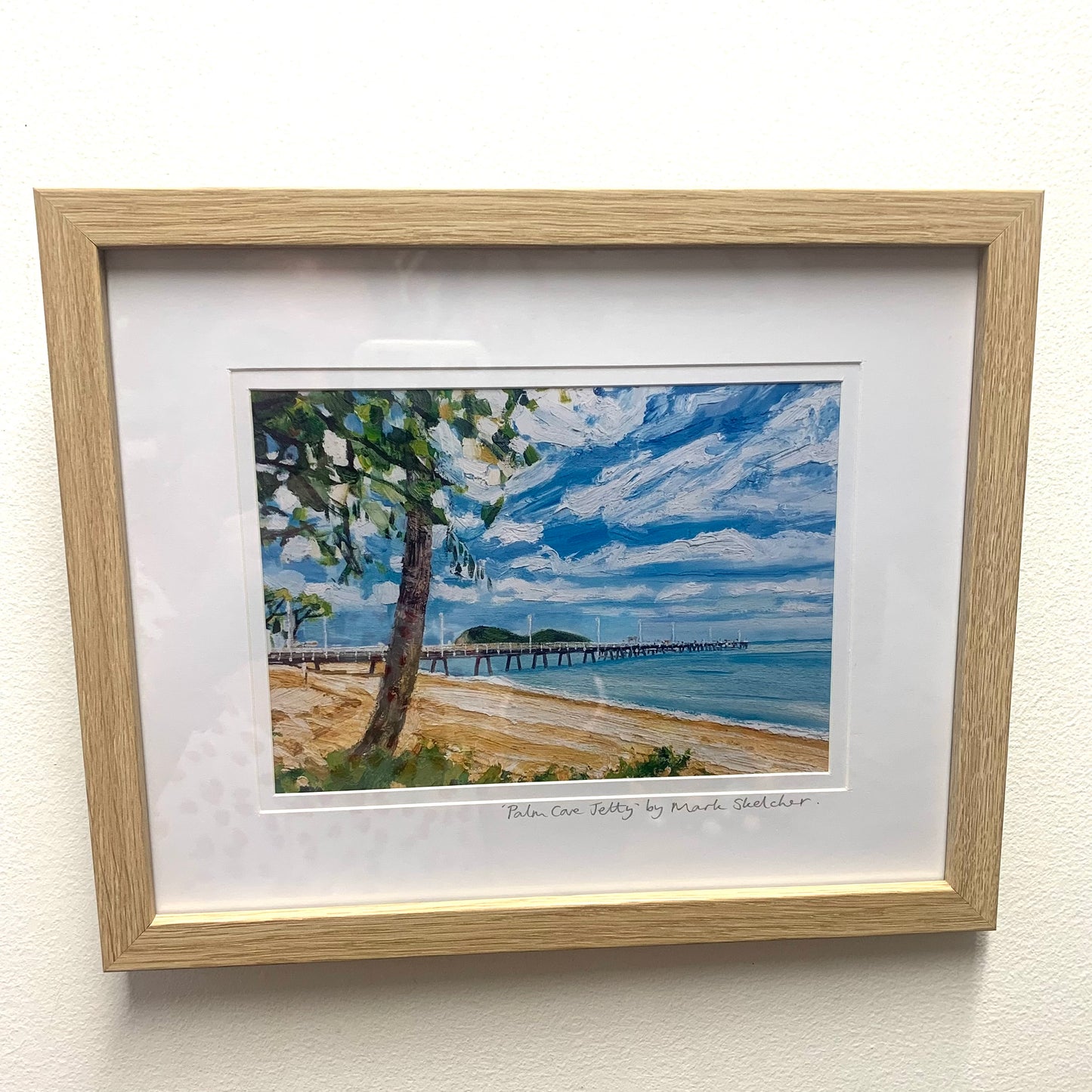 Mark Skelcher Artist - "Palm Cove Jetty"- Framed Artist Print