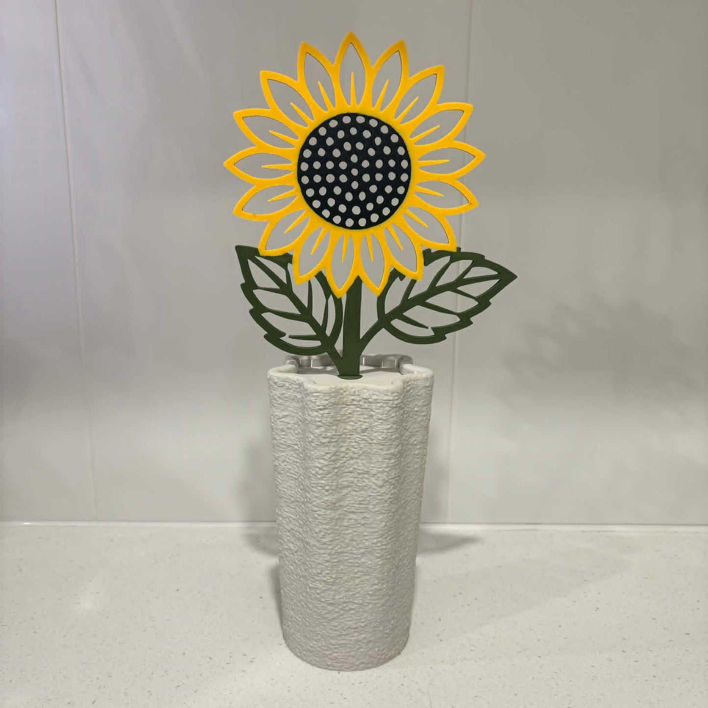DWAYNSKI.3D - Sunflower - Large Petal Print Vase