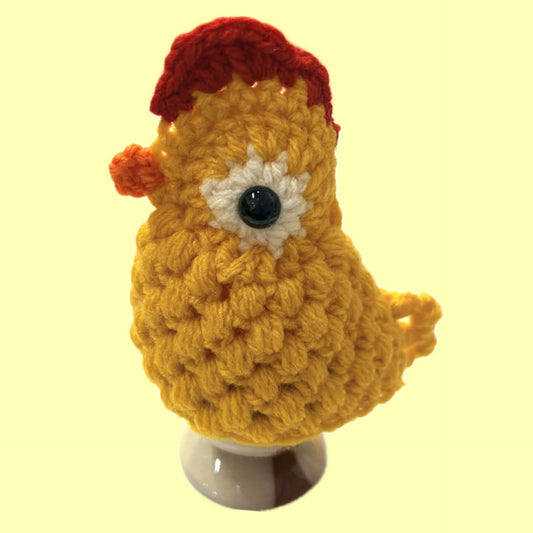 BEAKNITS- EGG WARMER CHICKEN CREAM