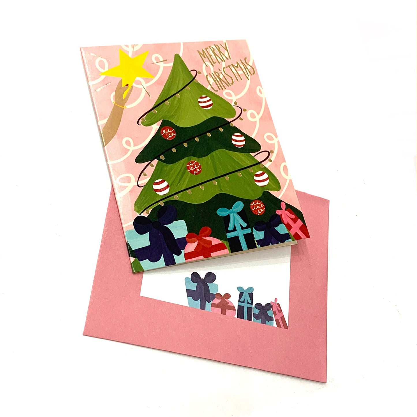 CANDLEBARK CREATIONS - "Tree Topper"- Single Christmas Cards