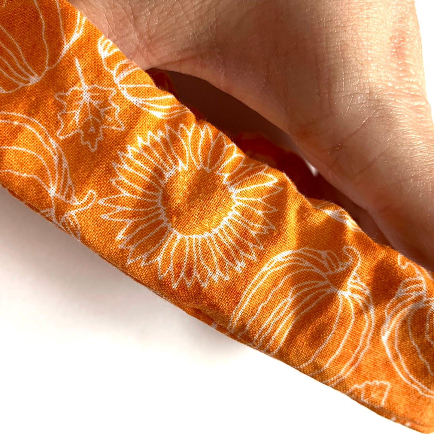 MUMMA WHOOPEE - "Pumpkin Patch" REGULAR HALLOWEEN SCRUNCHIES