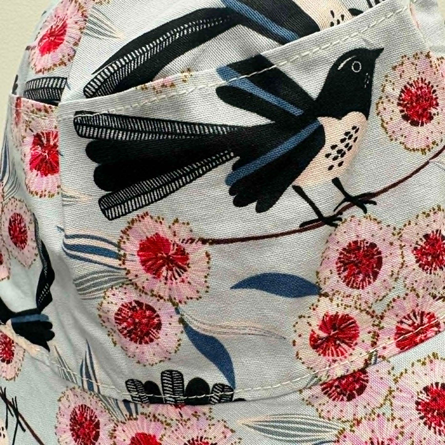 Teacups n Quilts - Willy Wagtail Jocelyn Proust Fabric Hat-Adult Size