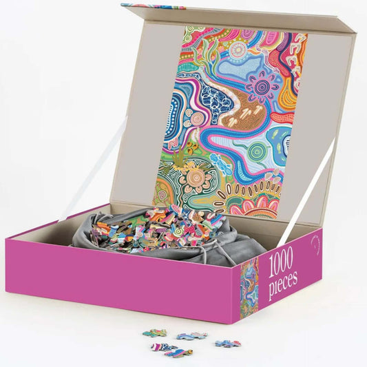 JOURNEY OF SOMETHING - 1000 PIECE PUZZLE - COLOURFUL LIFE - Ashleigh Anne Bruza