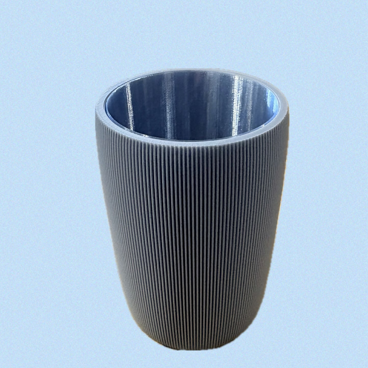 DWAYNSKI.3D - "Wirpoo" Short Vase Cornflower Blue