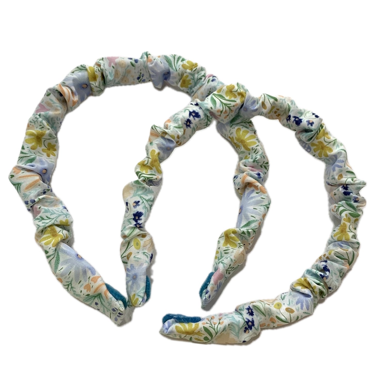 THIS BIRD HAS FLOWN -  Bunny Meadow- SMALL SCRUNCHIE HEADBANDS