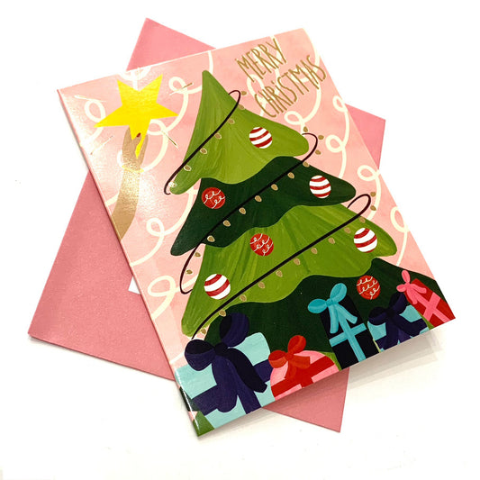 CANDLEBARK CREATIONS - "Tree Topper"- Single Christmas Cards