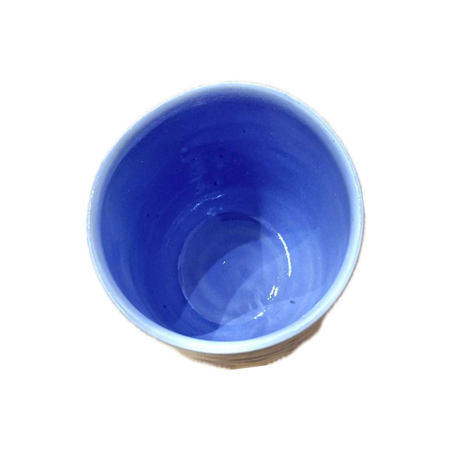 EARTH BY HAND- Latte Love Mugs - Sky Blue Glaze